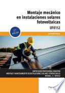 Montaje mecánico en instalaciones solares fotovoltaicas