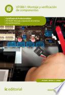 Montaje y verificación de componentes. IFCT0309