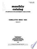 Monthly Catalog of United States Government Publications