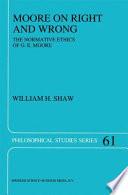 Moore on Right and Wrong