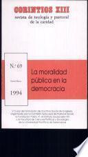 Moralidad pblica en la democracia , La