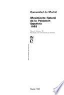 Movimiento natural de la población de España