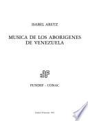 Musica de los aborigenes de Venezuela