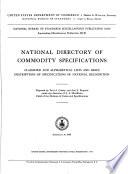 National Bureau of Standards Miscellaneous Publication