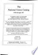National Union Catalog