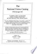 National Union Catalog