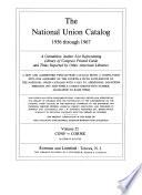 National Union Catalog