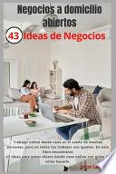 Negocios a domicilio abiertos 43 Ideas de Negocios