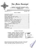New Mexico Genealogist