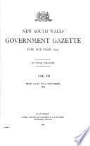 New South Wales Government Gazette