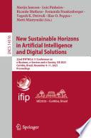 New Sustainable Horizons in Artificial Intelligence and Digital Solutions