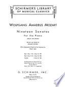 Nineteen sonatas for the piano
