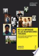 No a la impunidad de las desapariciones forzadas