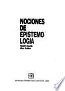 Nociones de epistemología