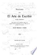 Nociones sobre el arte de escribir