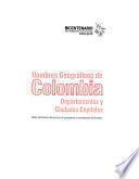 Nombres geográficos de Colombia