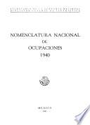 Nomenclatura nacional de ocupaciones 1940