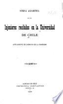 Nómina alfabética de los injenieros recibidos en la Universidad de Chile actualmente en ejercicio de la profesión