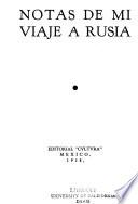 Notas de mi viaje a Rusia