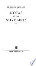 Notas de un novelista