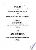 Notas del Compendio historico del Concilio III mexicano. Tomo II