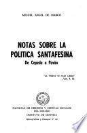 Notas sobre la política santafesina