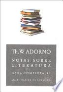 Notas sobre literatura