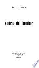 Noticia del hombre