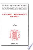 Noticiario arqueológico hispánico