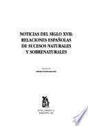 Noticias del siglo XVII
