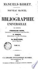 Nouvean Manuel de Bibligraphie Universelle, 3