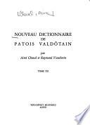 Nouveau dictionnaire de patois valdôtain