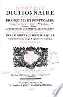 Nouveau dictionnaire des langues françoise, et portugaise,