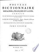 Nouveau dictionnaire espagnol-françois et latin