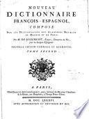 Nouveau dictionnaire françois-espagnol