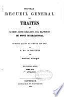 Nouveau recueil général de traités et autres actes relatifs aux rapports de droit international