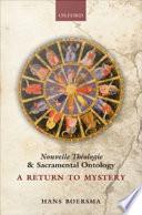 Libro Nouvelle Théologie and Sacramental Ontology