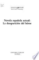 Novela española actual
