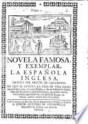 Novela famosa, y exemplar, La española inglesa