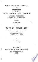 Novelas ejemplares de Cervantes