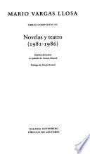 Novelas y teatro (1981-1986)