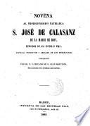 Novena a San José de Calasanz
