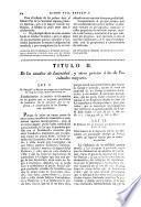 Novisima recopilación de las Leyes de España