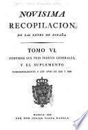 Novísima recopilacion de las leyes de España
