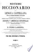 Novísimo diccionario de la Lengua Castellana, con la correspondencia Catalana