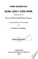 Novisimo diccionario manual español-latino y latino-español, 1