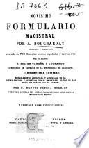 Novísimo formulario magistral