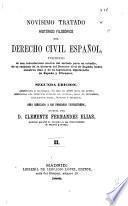 Novísimo tratado histórico filosófico del Derecho civil español