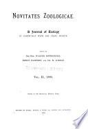 Novitates Zoologicae