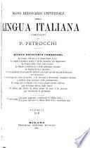 Nòvo dizionàrio universale della lingua italiana